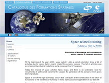 Tablet Screenshot of formations-spatiales.fr